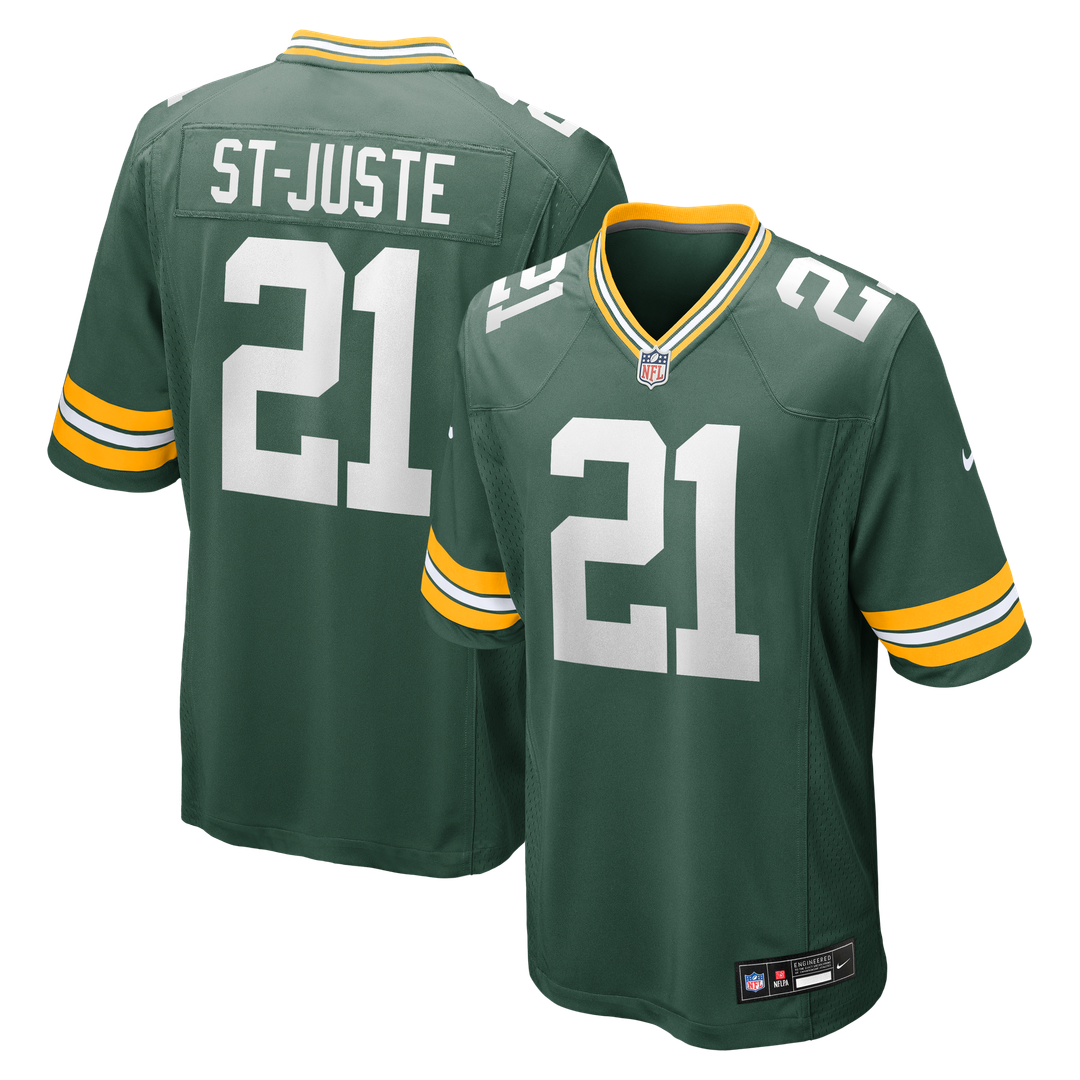 Benjamin St-Juste Green Bay Packers Nike Team Game Jersey - Green
