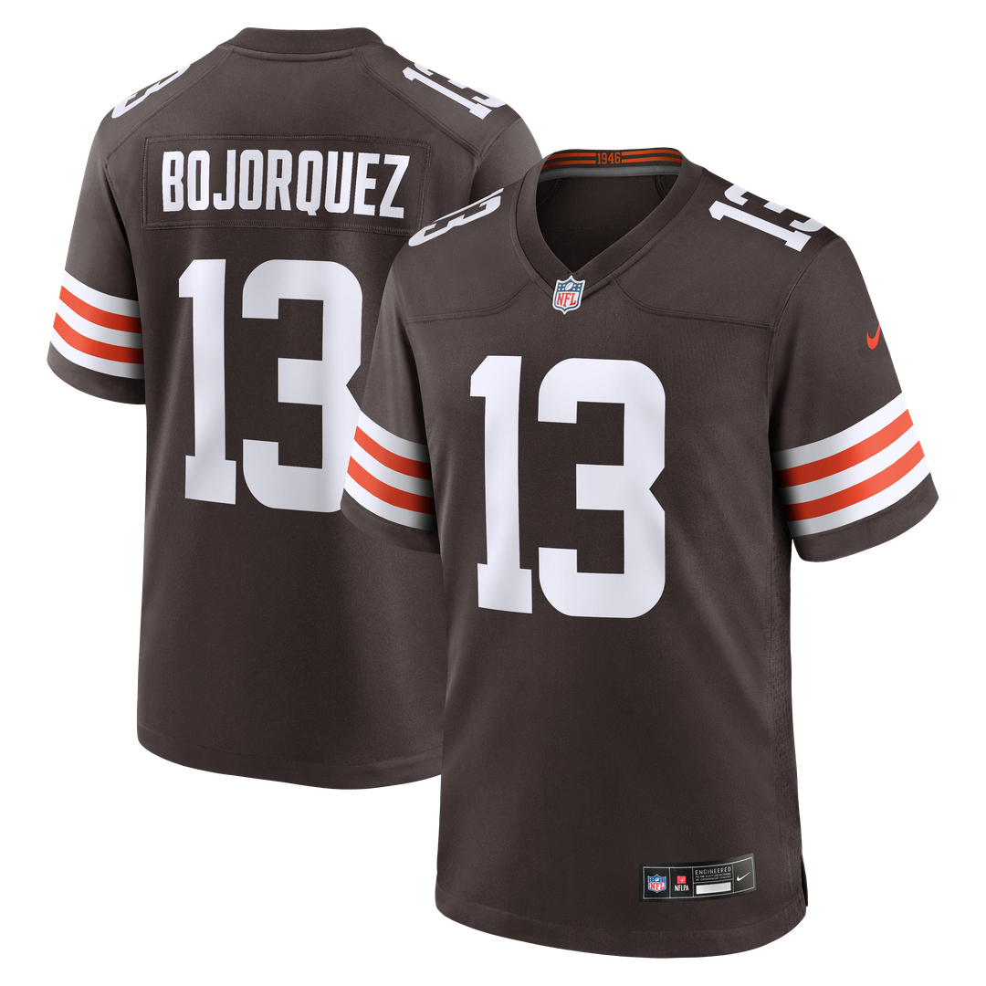 Corey Bojorquez Cleveland Browns Nike Game Official Jersey - Brown