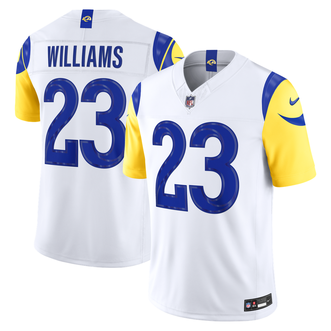 Kyren Williams Los Angeles Rams Nike Vapor F.U.S.E. Stitched Limited Official Jersey - White