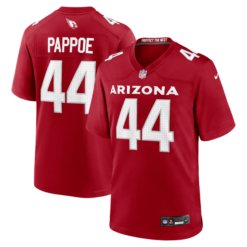 Owen Pappoe Arizona Cardinals Nike Team Game Jersey - Cardinal