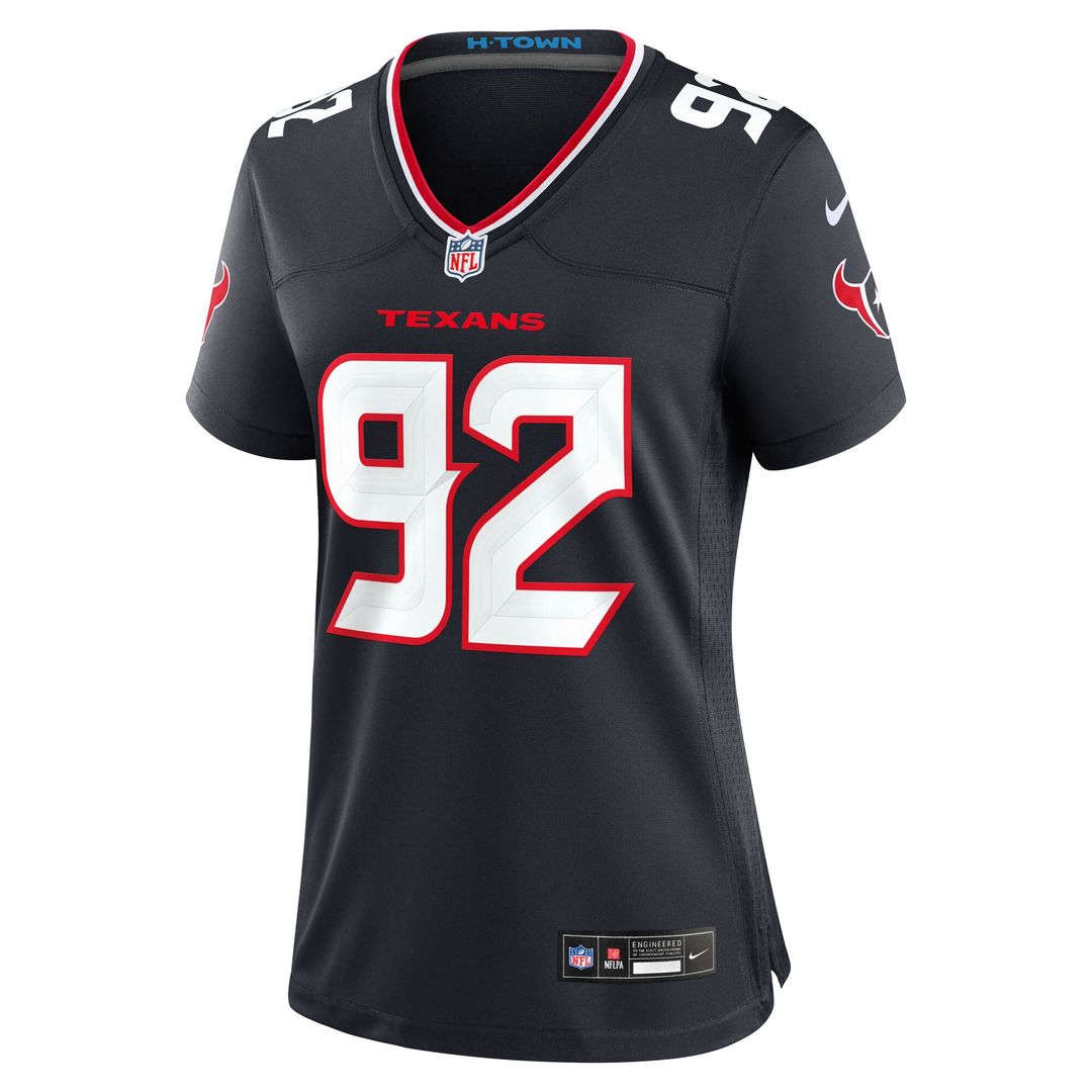 Dylan Horton Houston Texans Nike Women's Team Game Jersey - Navy