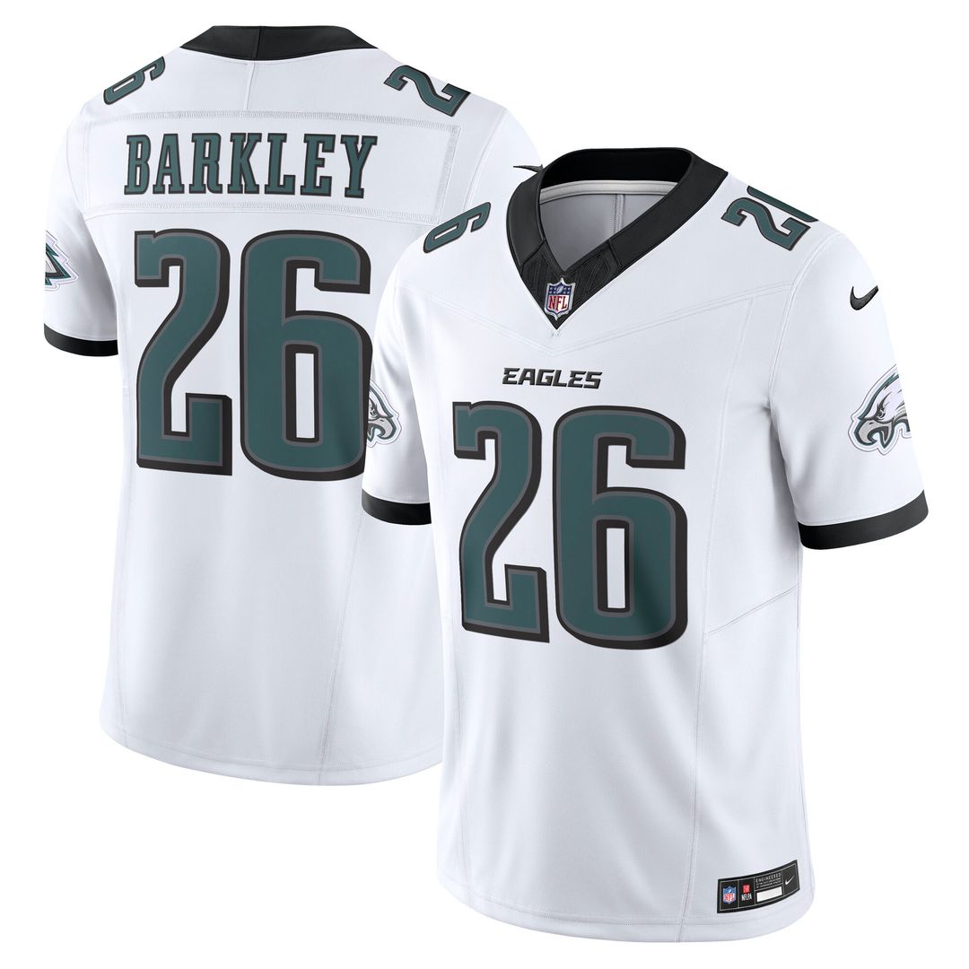 Saquon Barkley Philadelphia Eagles Nike Vapor F.U.S.E. Limited Jersey - White