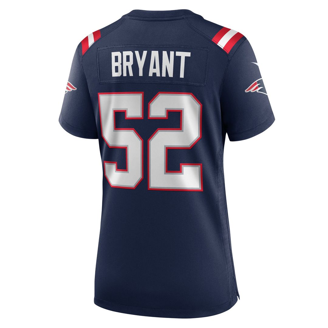 Marcus Bryant New England Patriots Nike Women's Team Game Jersey - Navy