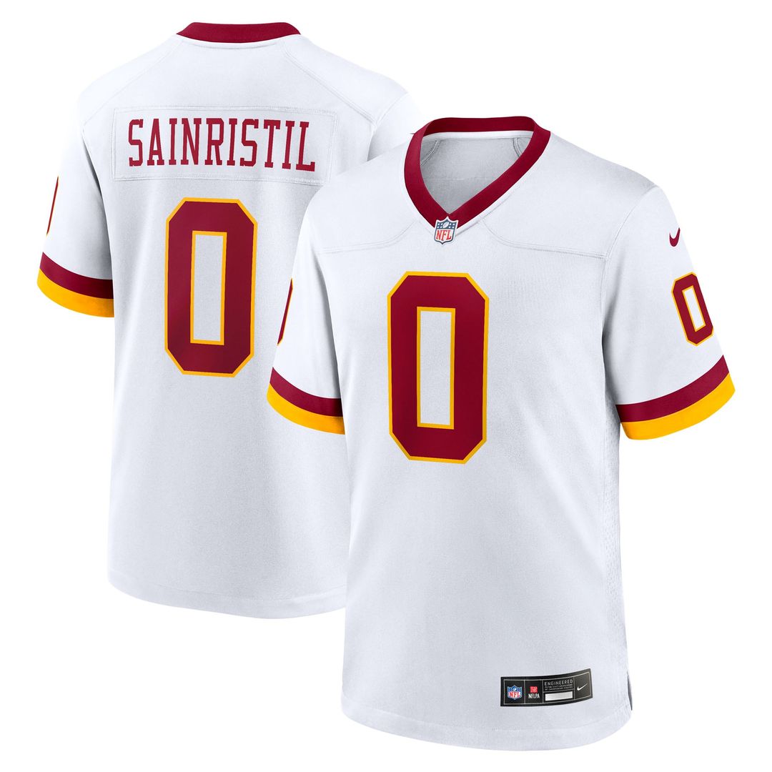 Mike Sainristil Washington Commanders Nike Game Super Bowl Era Official Jersey - White