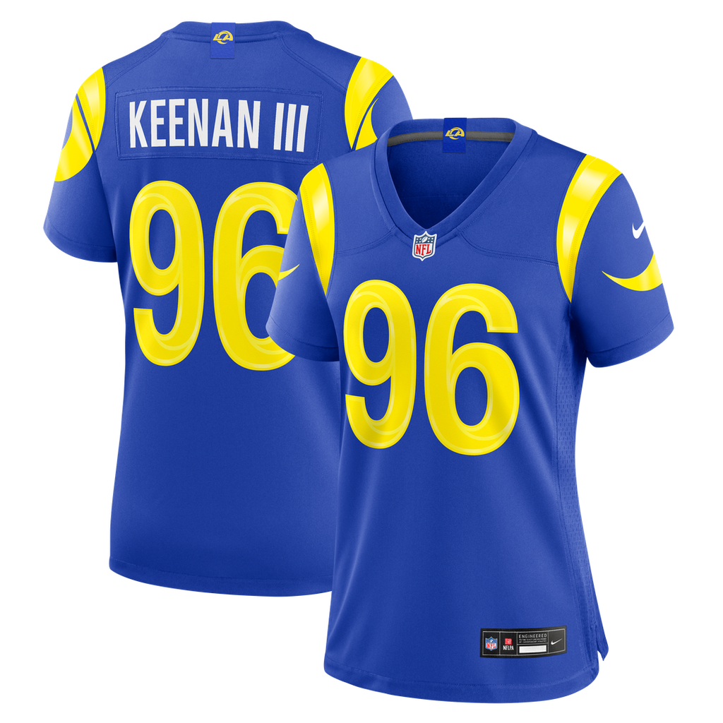 Tim Keenan III Los Angeles Rams Nike Women's Team Game Official Jersey - Royal