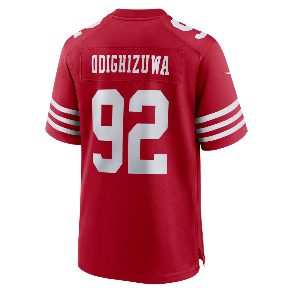 Osa Odighizuwa San Francisco 49ers Nike Team Game Jersey - Scarlet
