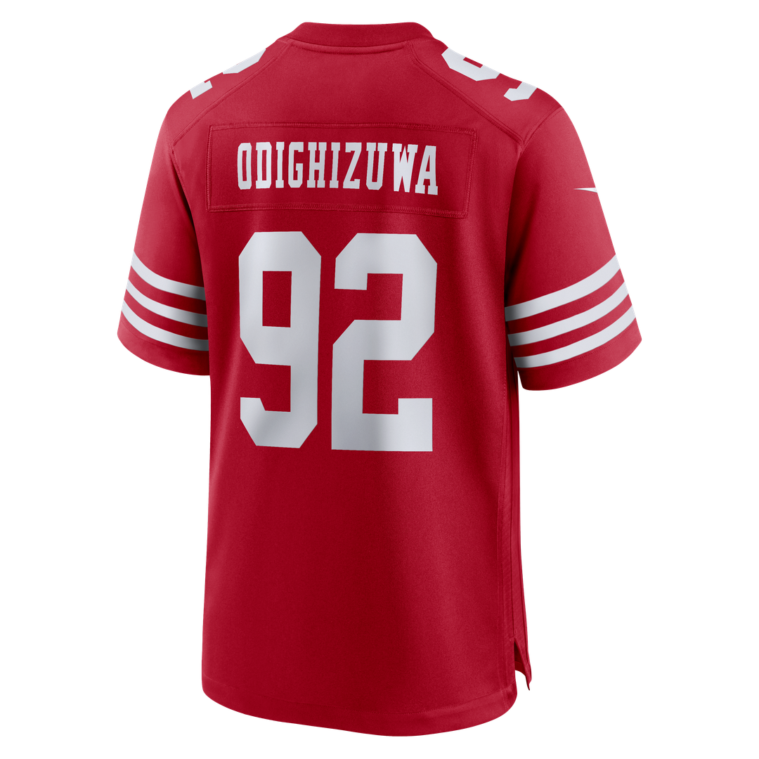 Osa Odighizuwa San Francisco 49ers Nike Team Game Jersey - Scarlet
