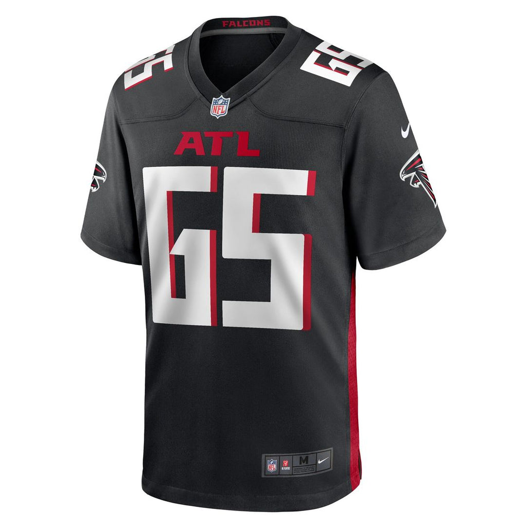 Matthew Bergeron Atlanta Falcons Nike Team Game Official Jersey -  Black