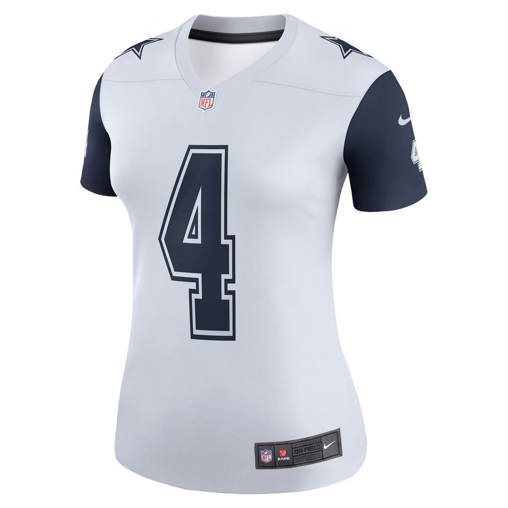 Dak Prescott Dallas Cowboys Nike Women's Legend Player Performance Top - Navy