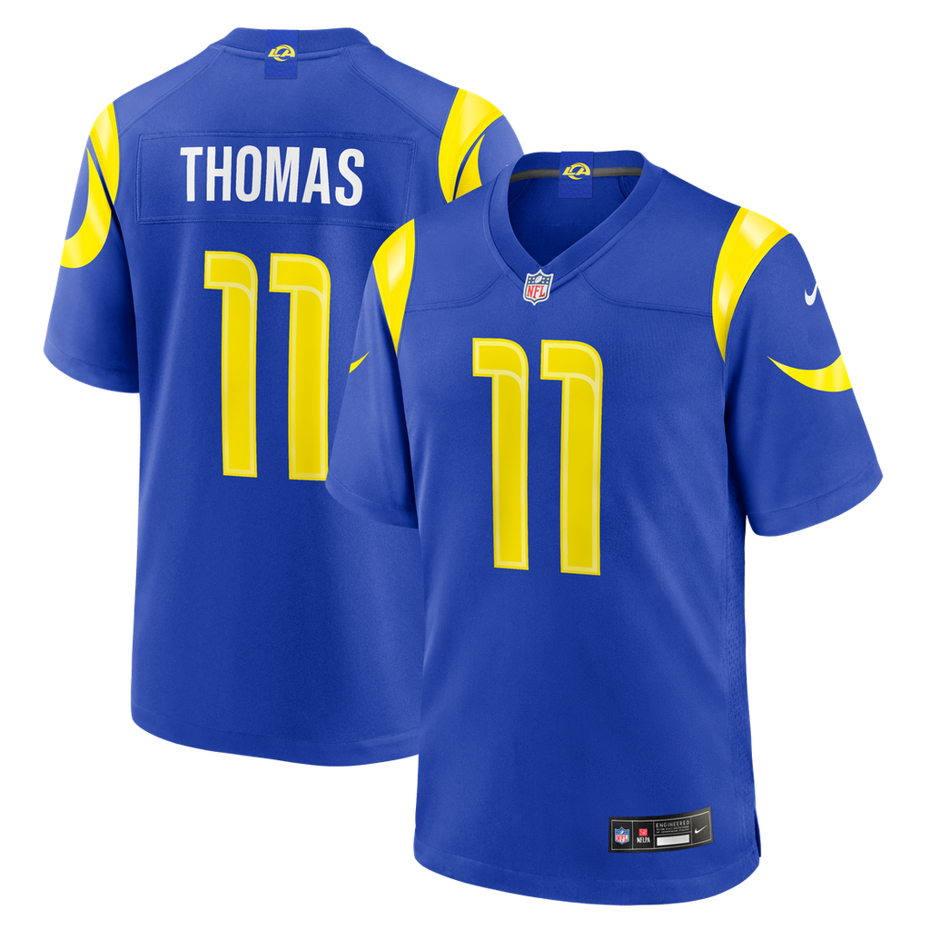 Keir Thomas Los Angeles Rams Nike Team Game Official Jersey - Royal