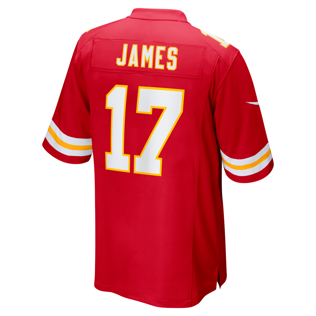 Richie James Kansas City Chiefs Nike Game Official Jersey - Red