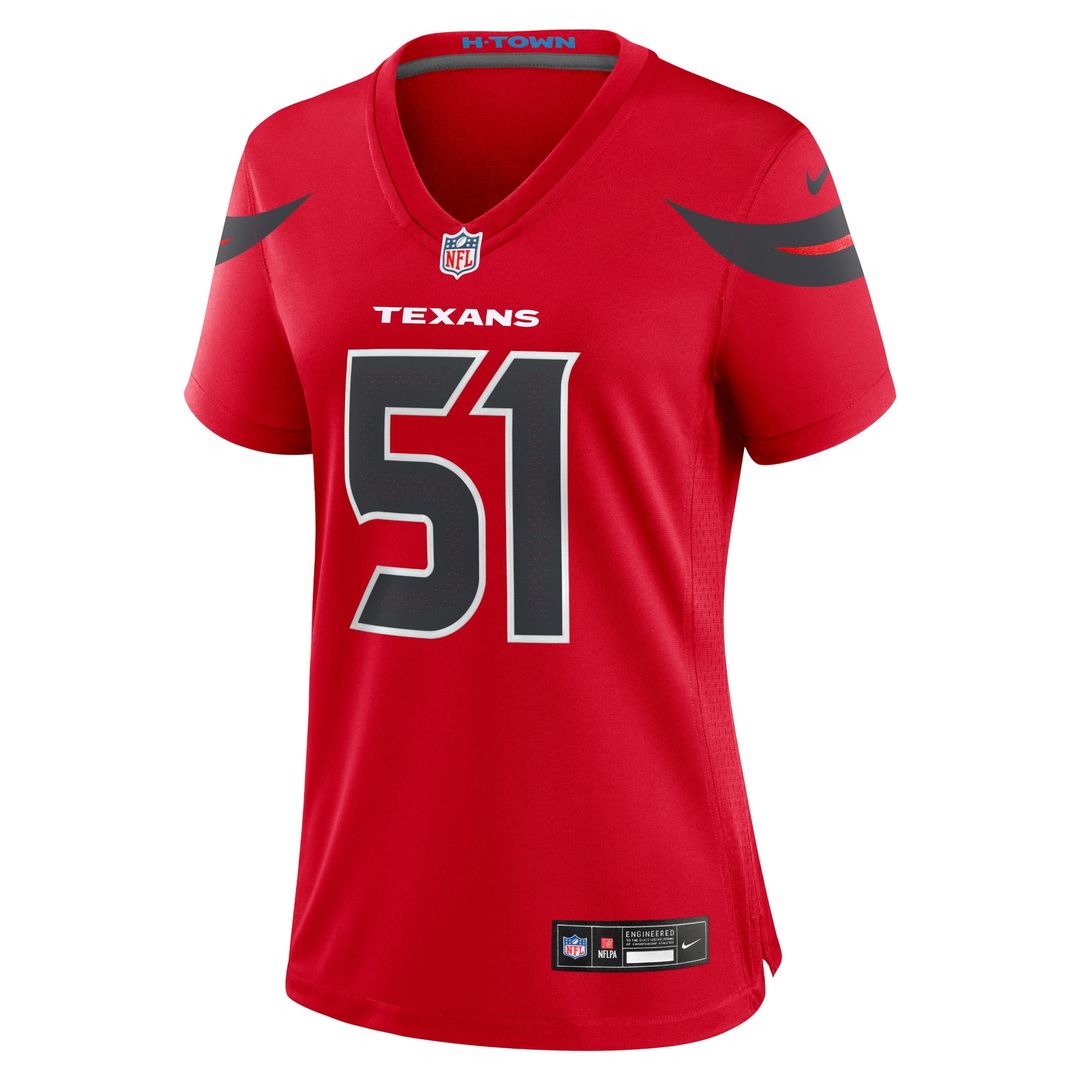 Will Anderson Jr. Houston Texans Nike Women's Alternate Game Official Jersey - Red