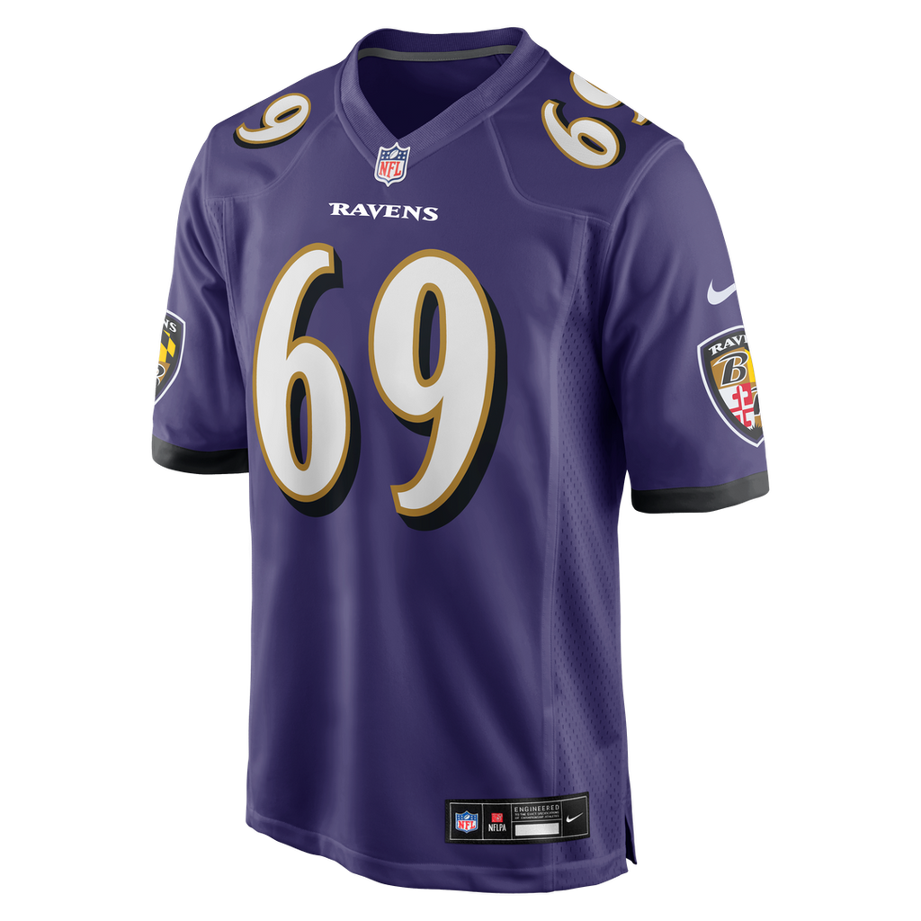 Josh Tupou Baltimore Ravens Nike Team Game Jersey - Purple