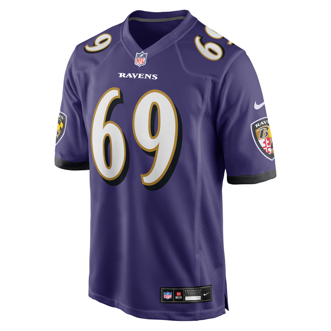 Josh Tupou Baltimore Ravens Nike Team Game Jersey - Purple
