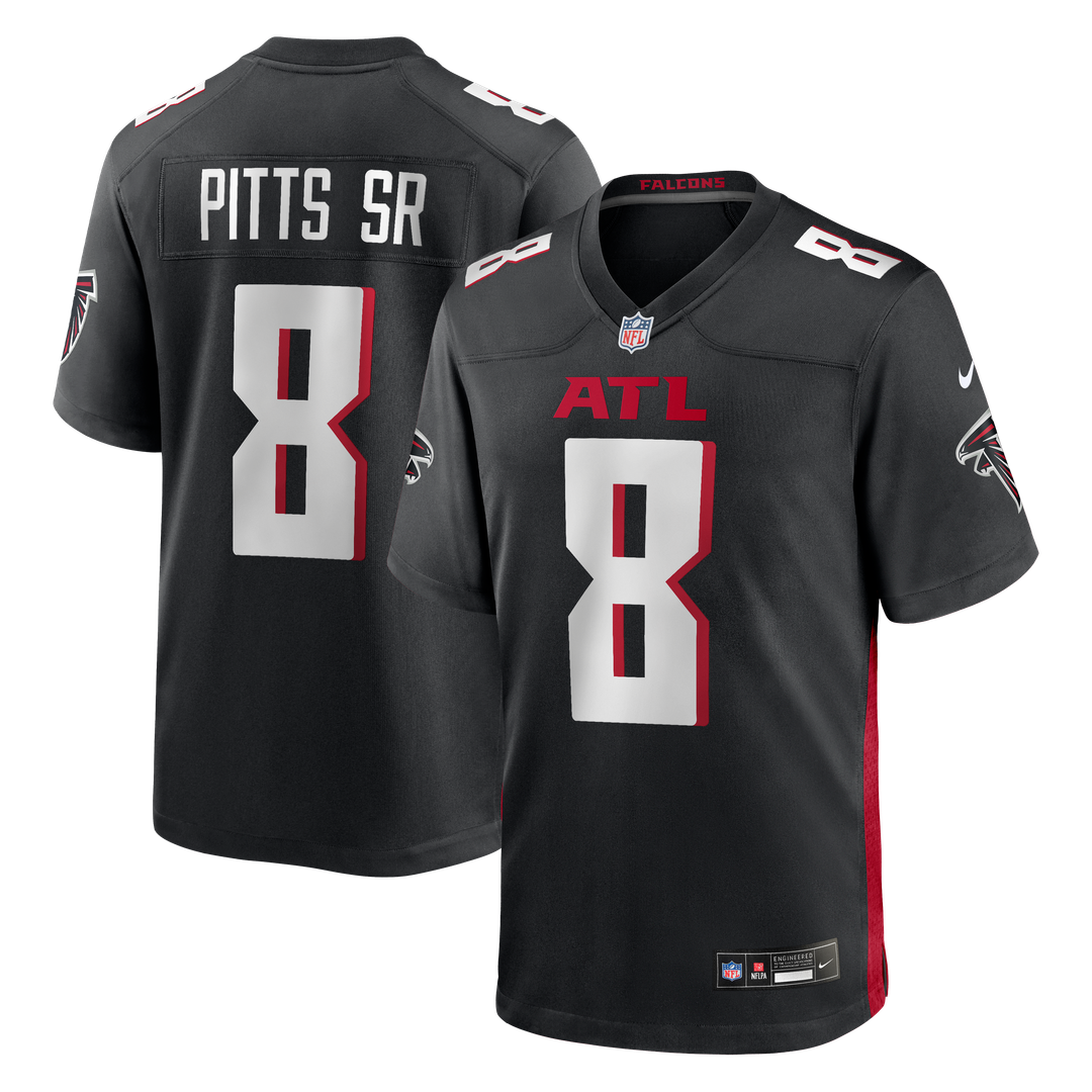 Kyle Pitts Sr. Atlanta Falcons Nike Team Game Jersey - Black