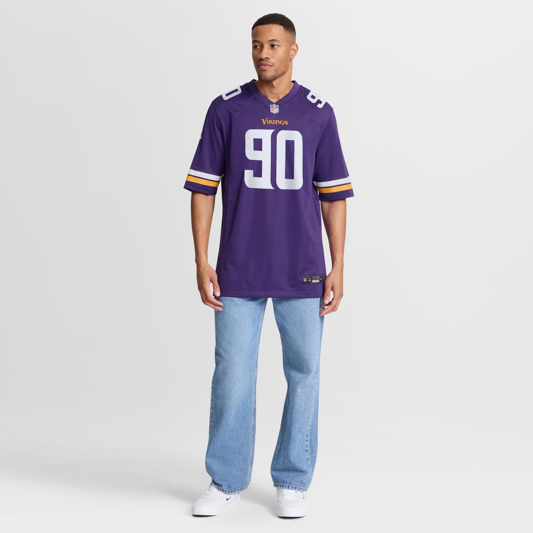 Tyrion Ingram-Dawkins Minnesota Vikings Nike Team Game Jersey - Purple