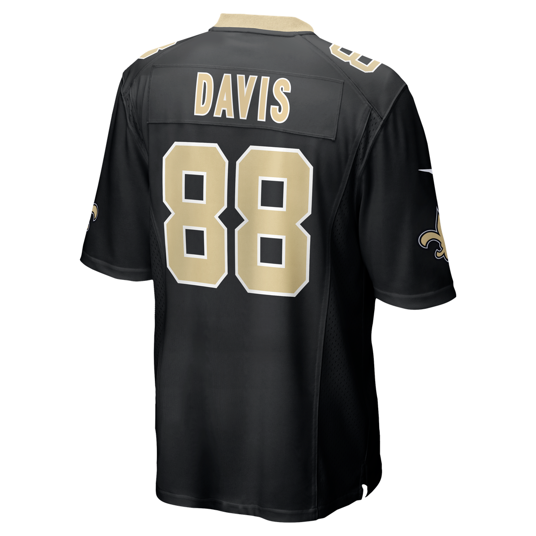 Shaquan Davis New Orleans Saints Nike Game Jersey - Black