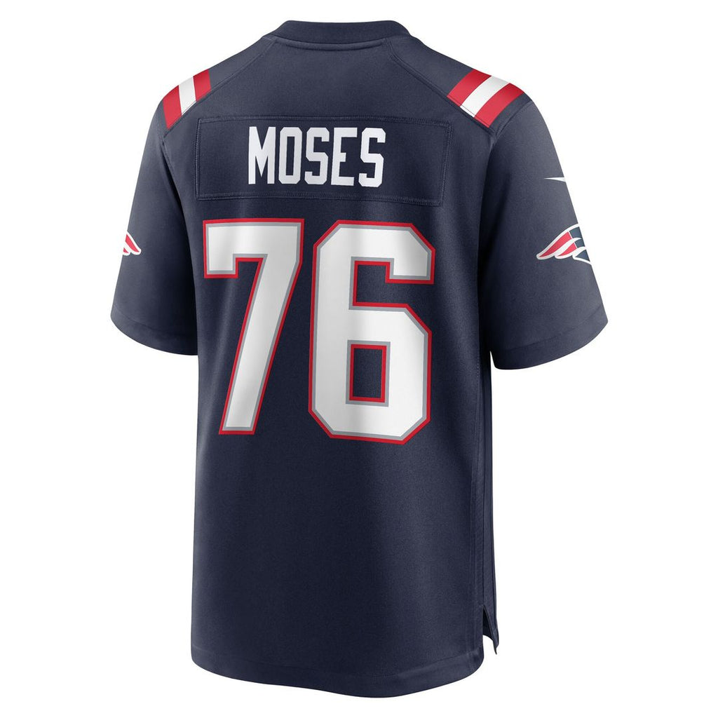 Morgan Moses New England Patriots Nike Team Game Official Jersey -  Navy