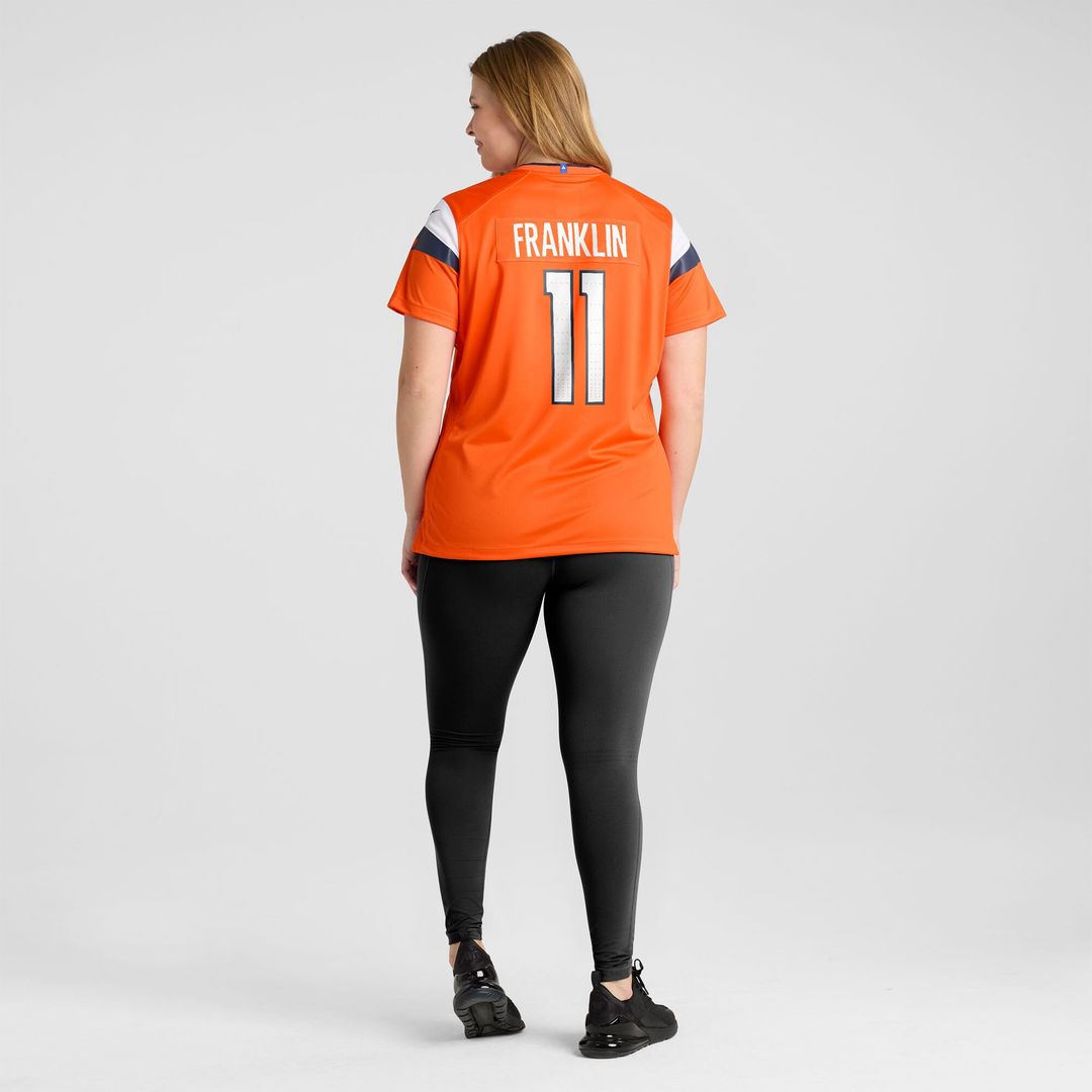 Troy Franklin Denver Broncos Nike Women's Team Game Jersey - Orange