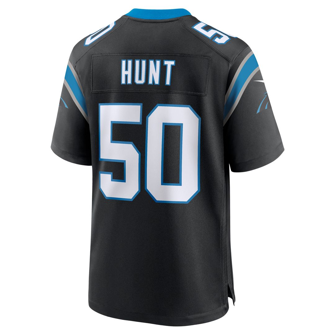 Robert Hunt Carolina Panthers Nike  Game Official Jersey -  Black