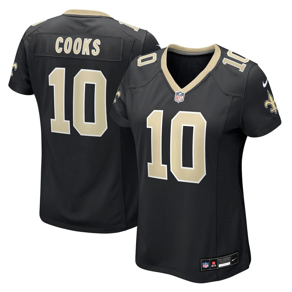 Brandin Cooks New Orleans Saints Nike Women's Team Game Official Jersey -  Black