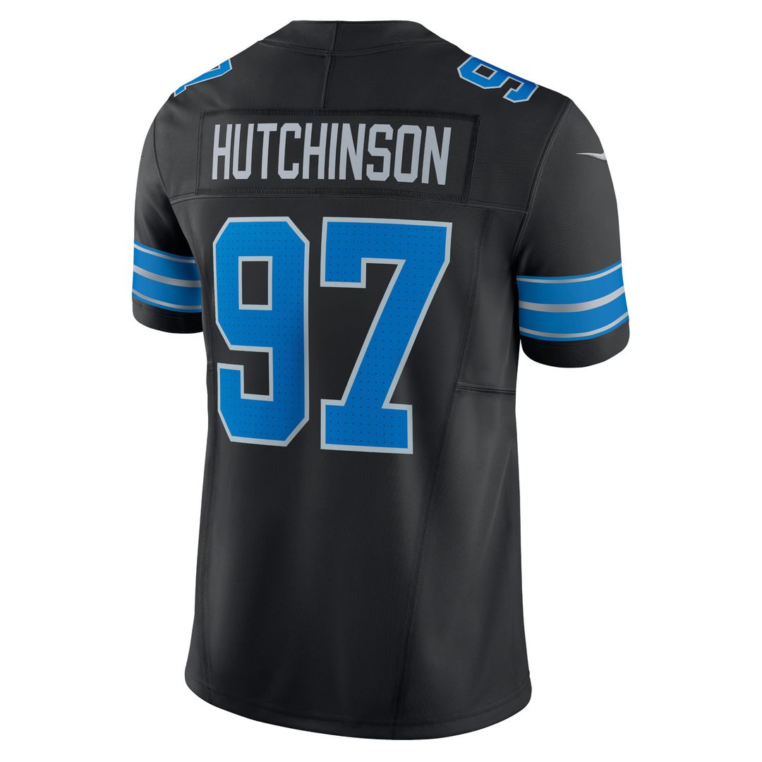 Aidan Hutchinson Detroit Lions Nike 2nd Alternate Vapor F.U.S.E. Limited Official Jersey - Black