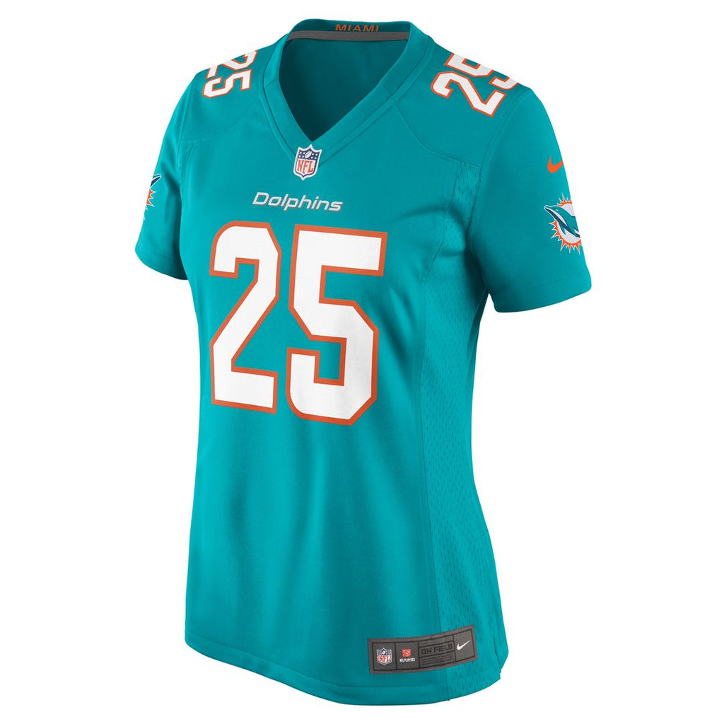 Jaylen Wright Miami Dolphins Nike Women's  Game Official Jersey -  Aqua