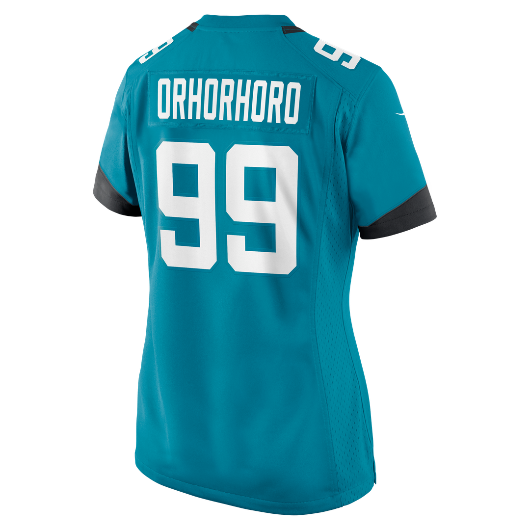 Ruke Orhorhoro Jacksonville Jaguars Nike Women's Team Game Official Jersey -  Teal