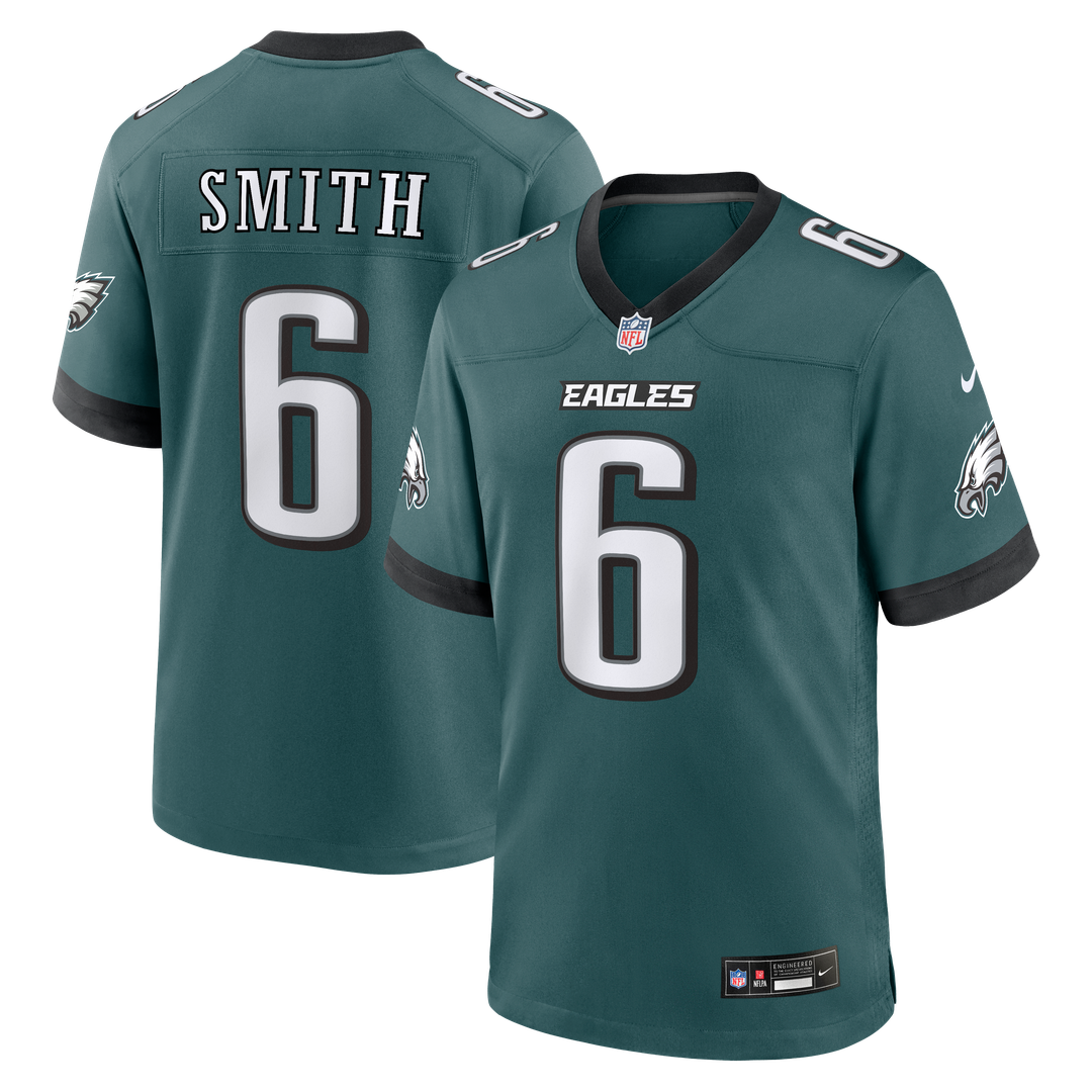 DeVonta Smith Philadelphia Eagles Nike Team Game Official Jersey -  Midnight Green