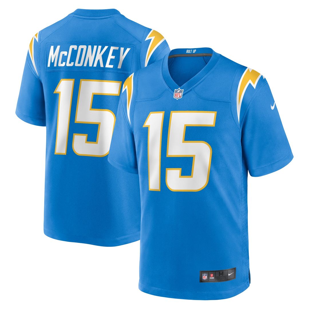 Ladd McConkey Los Angeles Chargers Nike Alternate Super Chargers Game Player Jersey - Navy
