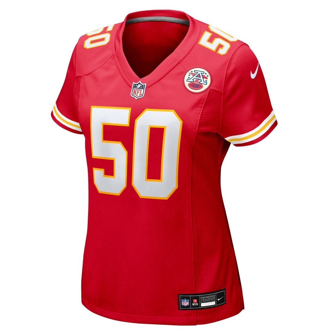Brandon George Kansas City Chiefs Nike Women's Team Game Jersey - Red
