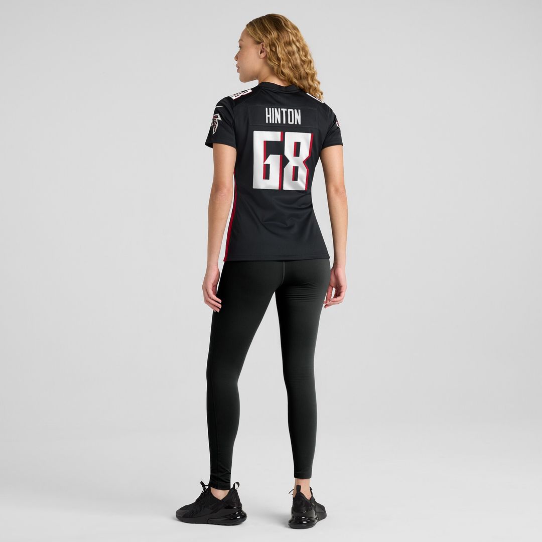 Kyle Hinton Atlanta Falcons Nike Women's Team Game Jersey - Black