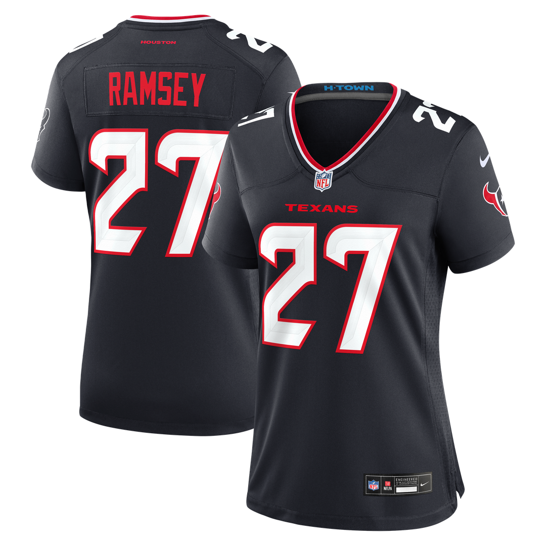 Kamari Ramsey Houston Texans Nike Women's Team Game Official Jersey -  Navy