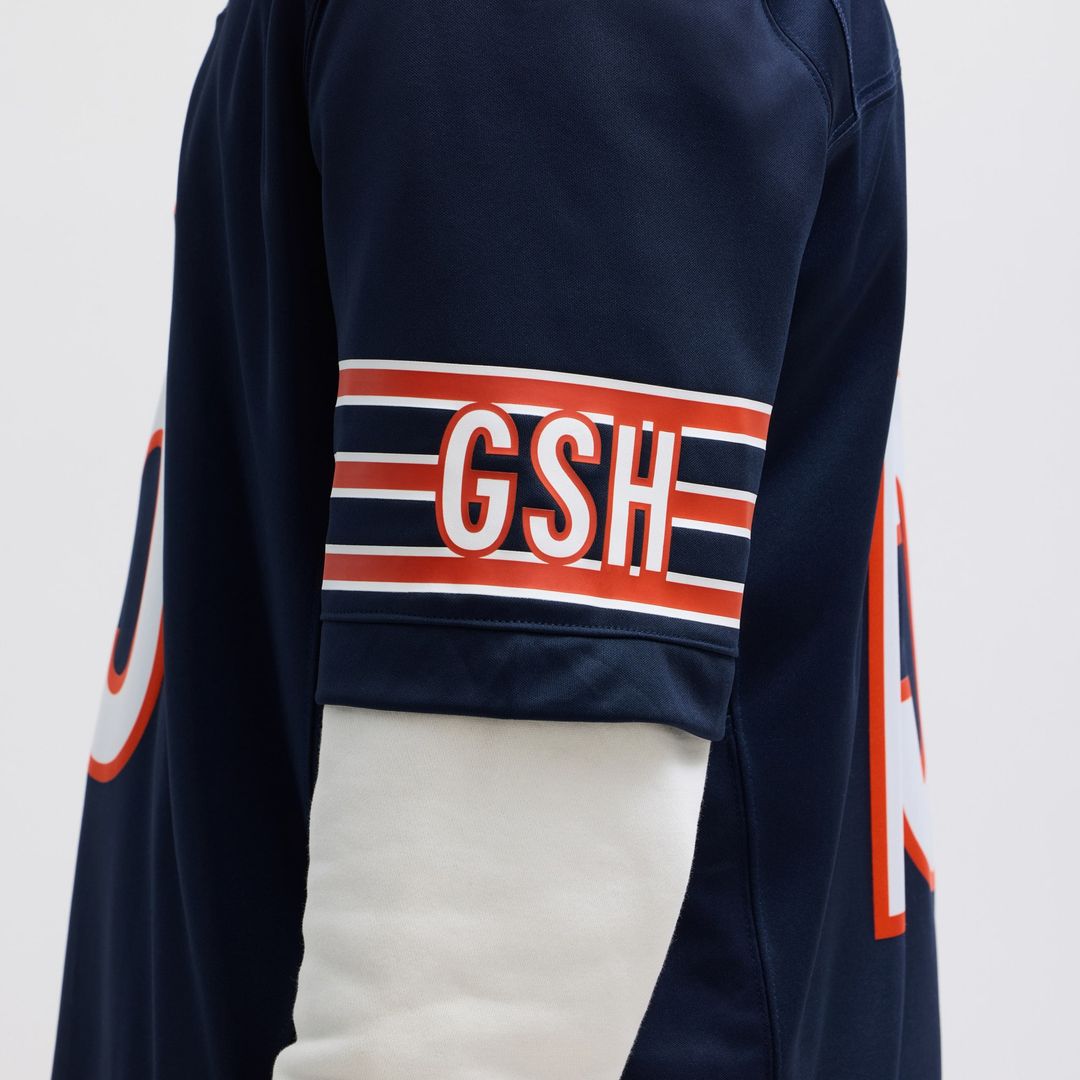 Rome Odunze Chicago Bears Nike Vapor F.U.S.E. Limited Official Jersey - Navy