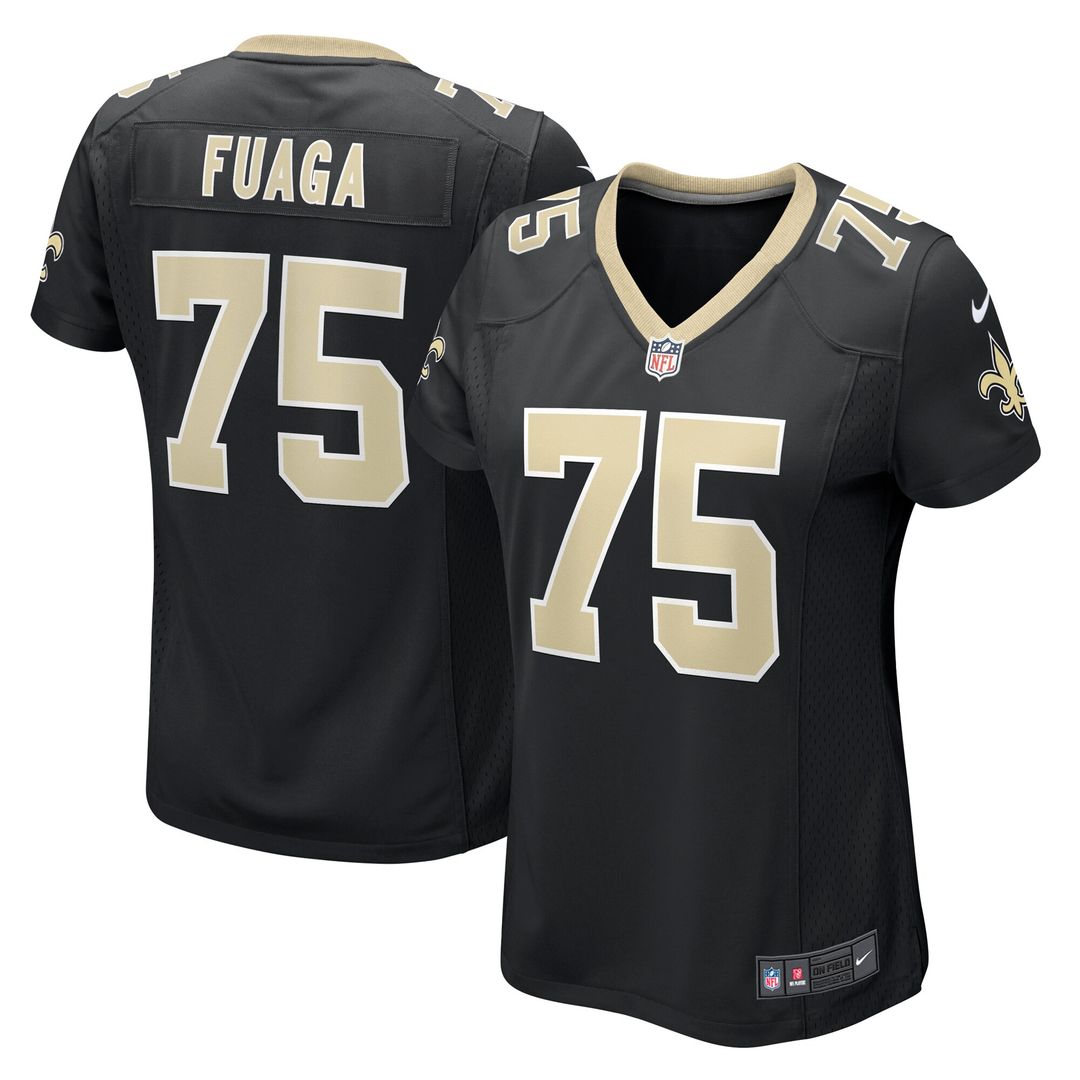 Taliese Fuaga New Orleans Saints Nike Women's  Game Official Jersey -  Black