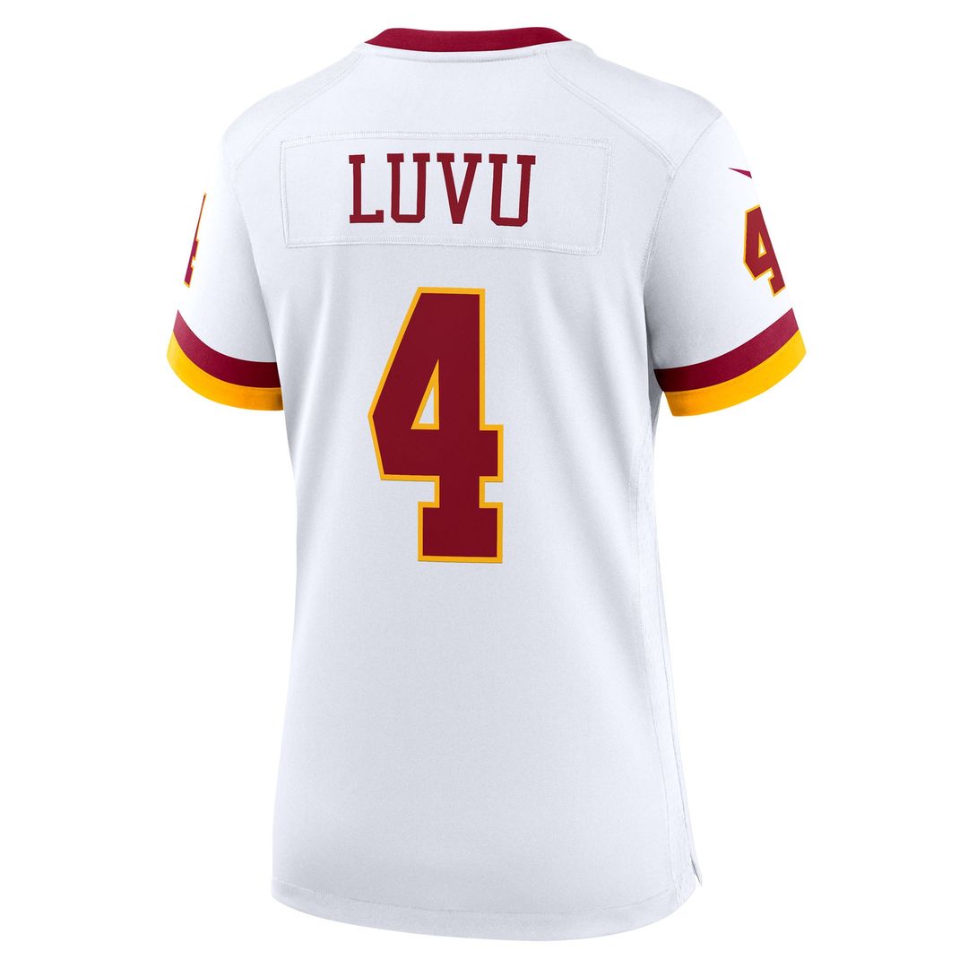 Frankie Luvu Washington Commanders Nike Women's Game Super Bowl Era Jersey - White