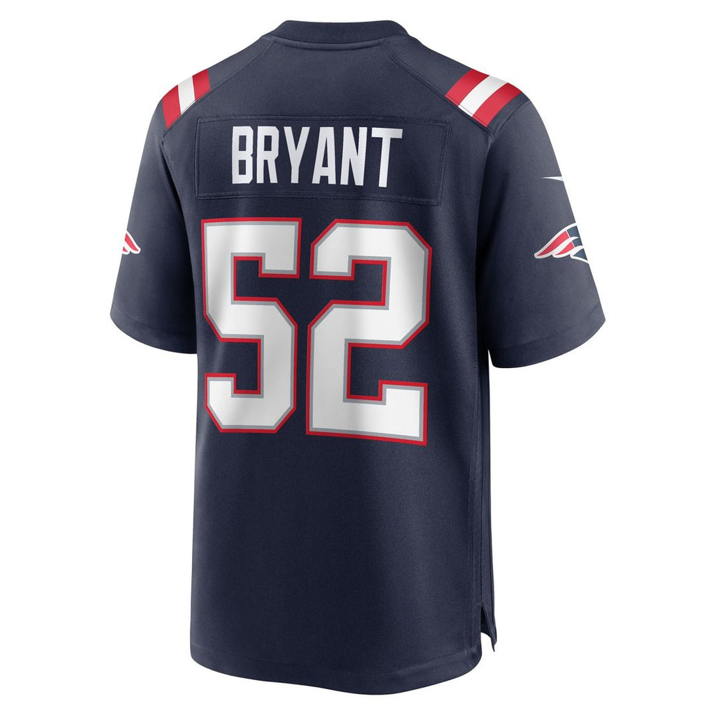Marcus Bryant New England Patriots Nike Team Game Official Jersey -  Navy