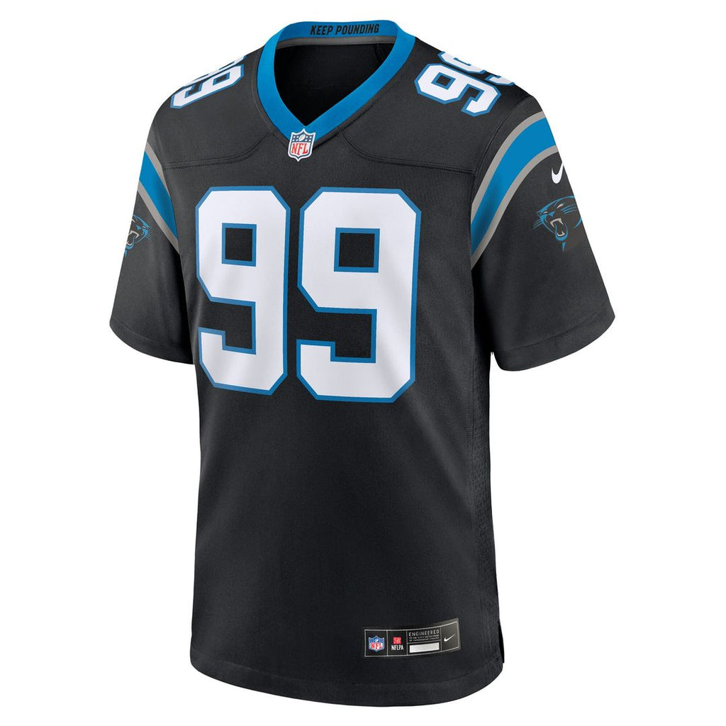 Tershawn Wharton Carolina Panthers Nike Team Game Jersey - Black