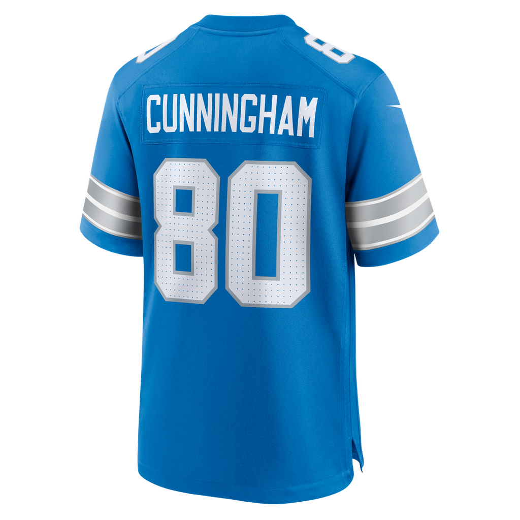 Malik Cunningham Detroit Lions Nike Team Game Jersey - Blue