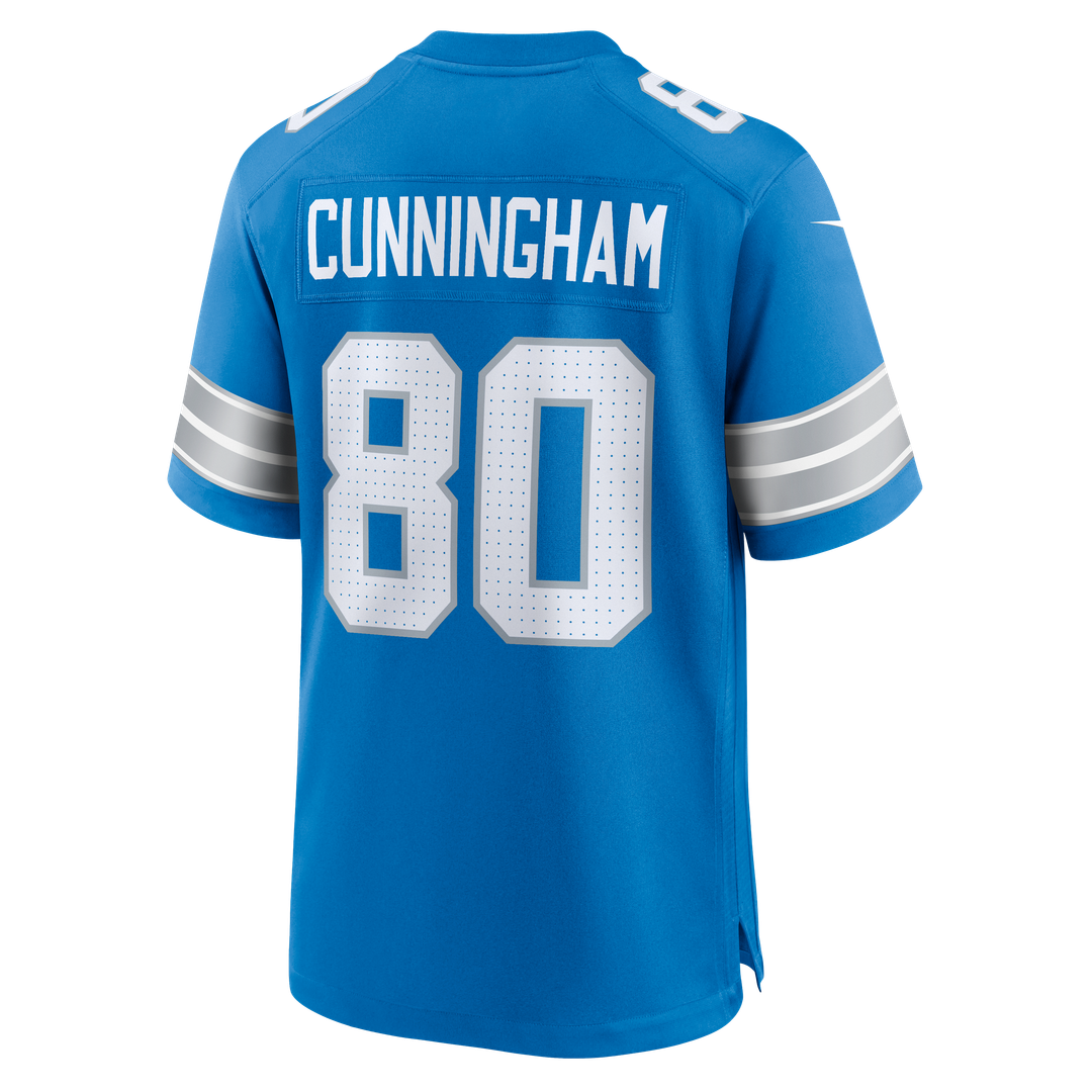 Malik Cunningham Detroit Lions Nike Team Game Jersey - Blue