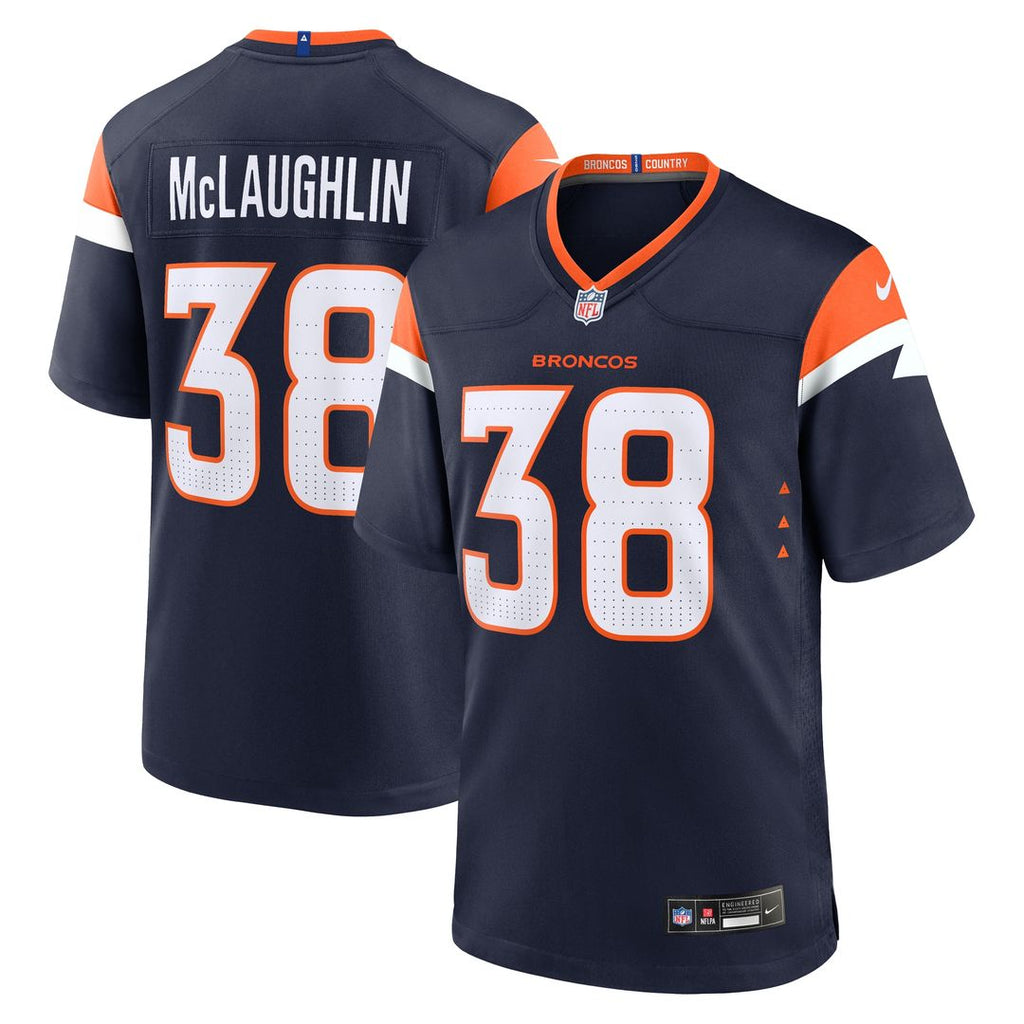 Jaleel McLaughlin Denver Broncos Nike Alternate Game Jersey - Navy