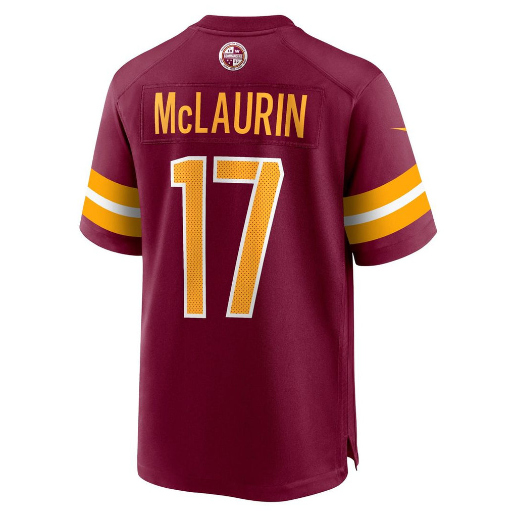 Terry McLaurin Washington Commanders Nike Youth Game Official Jersey - Burgundy