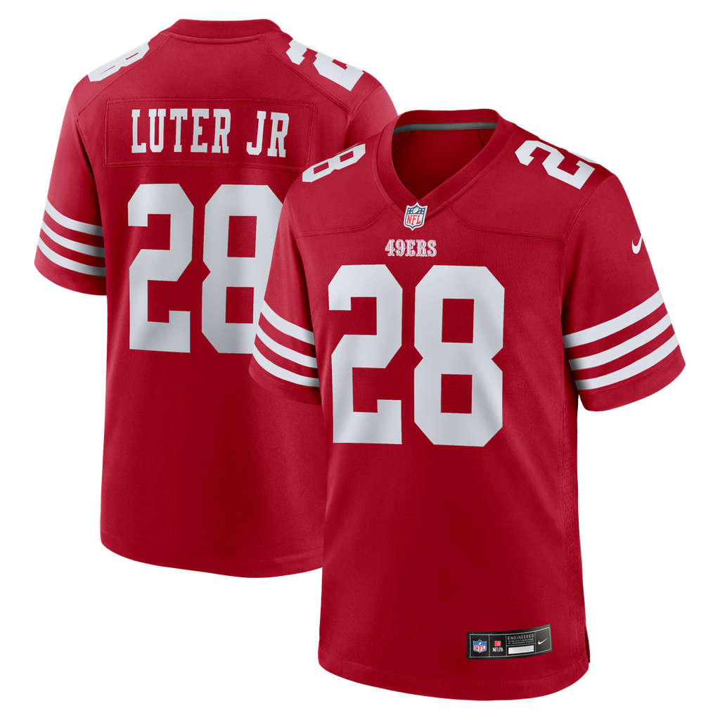 Darrell Luter Jr. San Francisco 49ers Nike Game Jersey - Scarlet