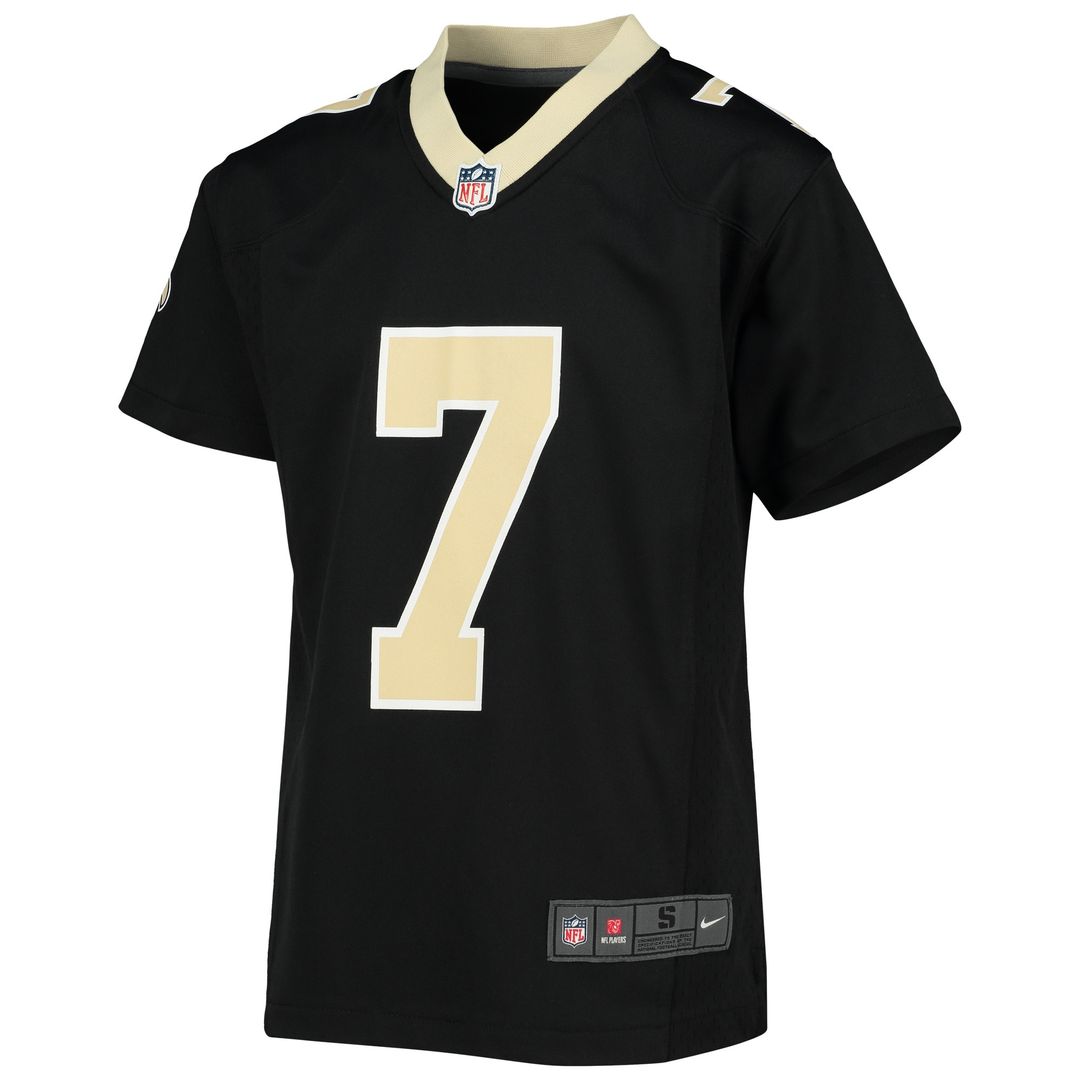 Taysom Hill New Orleans Saints Nike Youth Game Official Jersey - Black