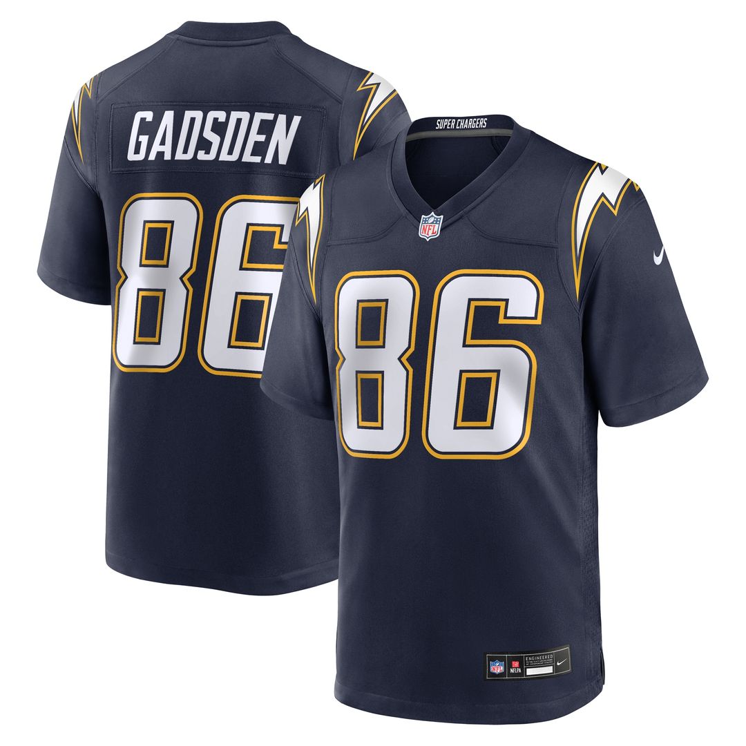 Oronde Gadsden Los Angeles Chargers Nike Alternate 2 Super Chargers Game Jersey - Navy