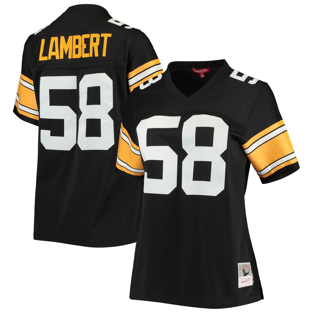 Jack Lambert Pittsburgh Steelers Mitchell & Ness Women's Legacy Player Replica Jersey - Black