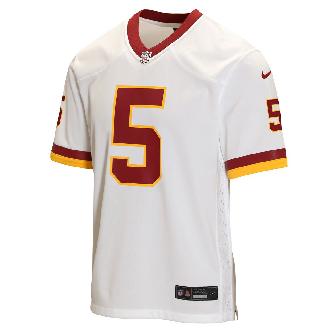 Jayden Daniels Washington Commanders Nike Youth Game Official Jersey - White