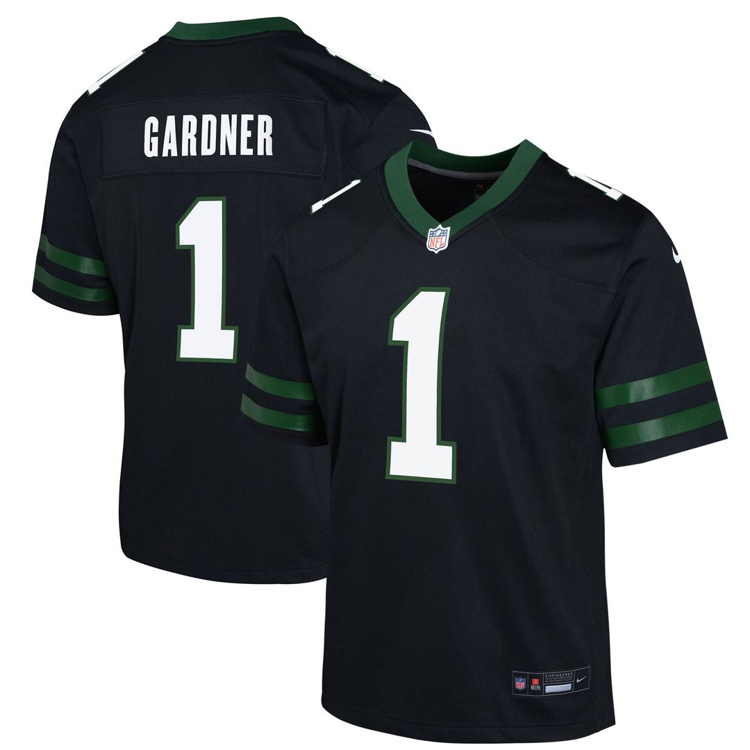 Ahmad Sauce Gardner New York Jets Nike Youth Game Official Jersey - White