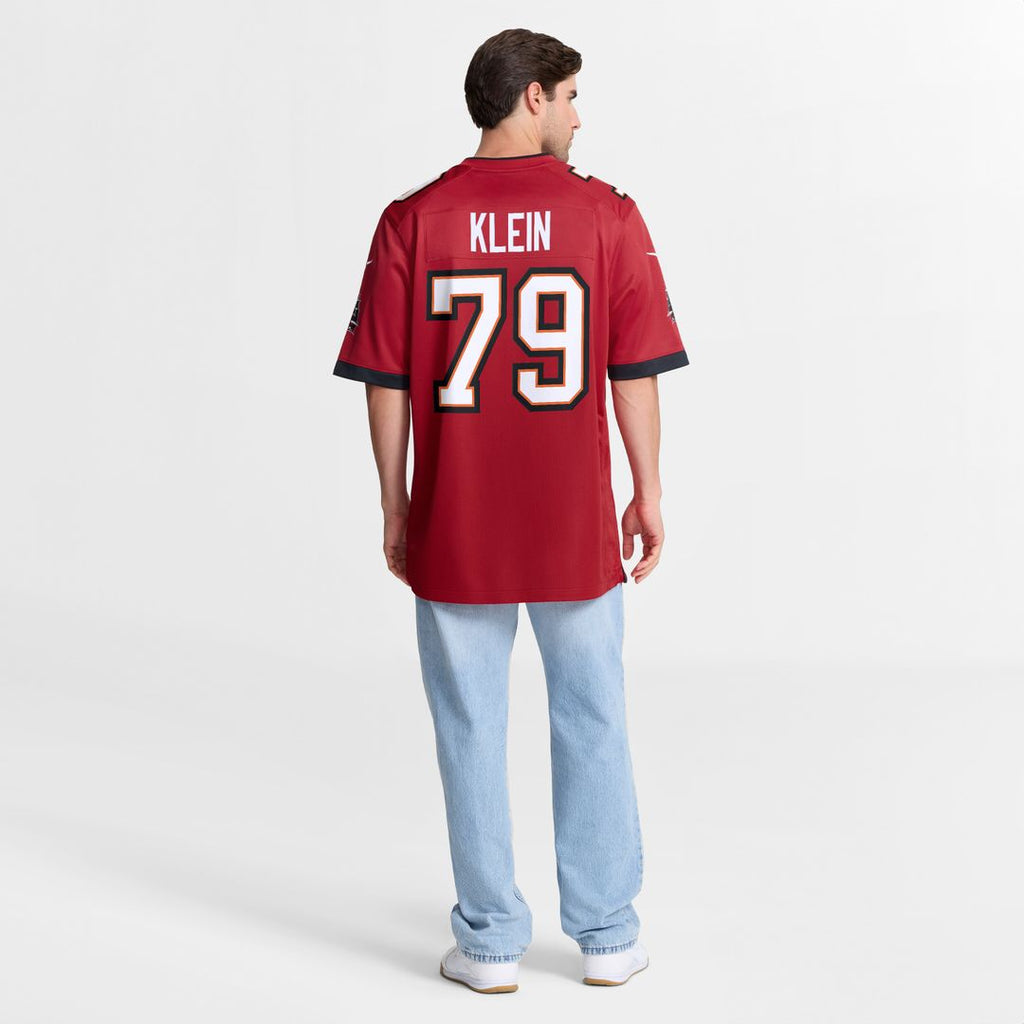 Elijah Klein Tampa Bay Buccaneers Nike Game Jersey - Red