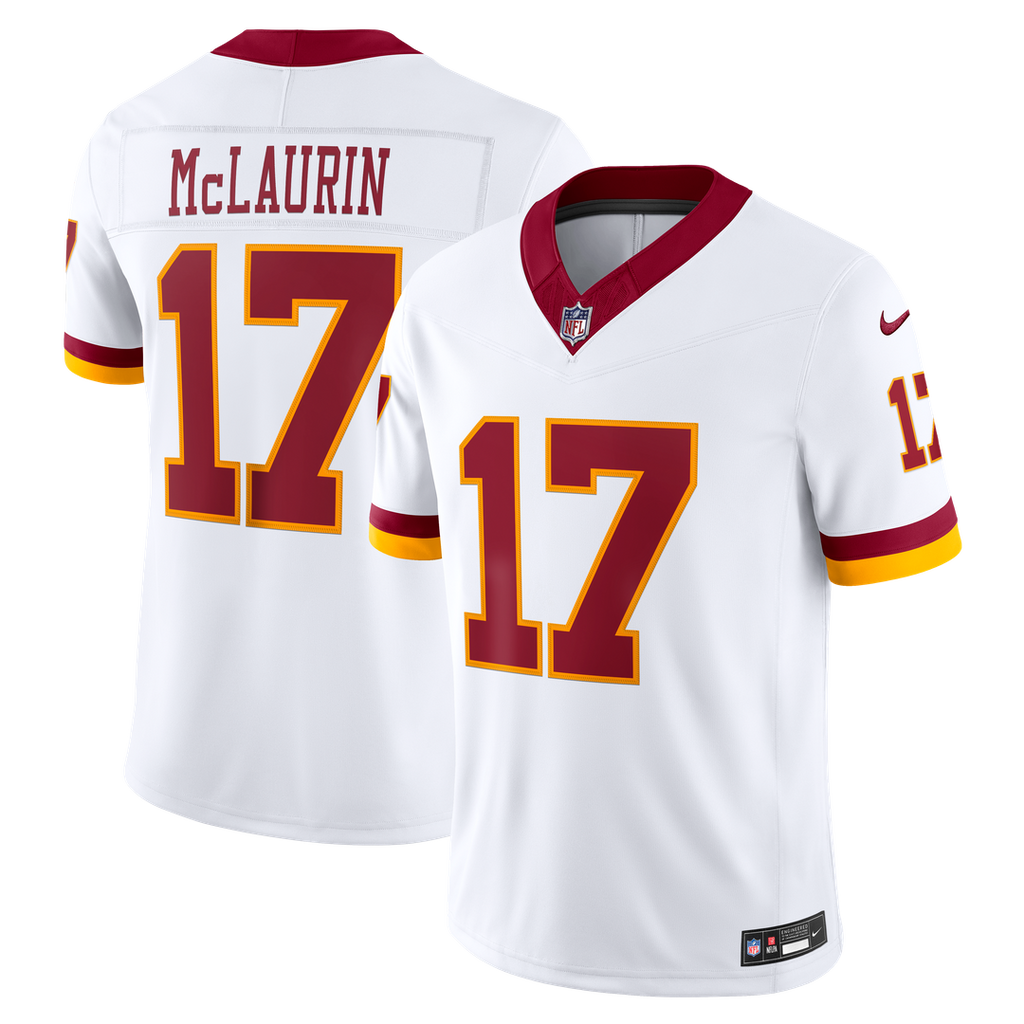 Terry McLaurin Washington Commanders Nike Vapor F.U.S.E. Stitched Limited Official Jersey - White